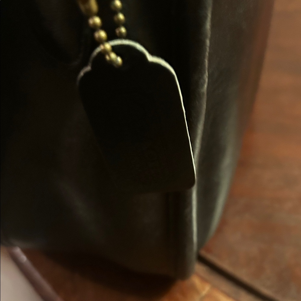 Coach Black Leather Saddle Shoulder Bag - Picture 4 of 13
